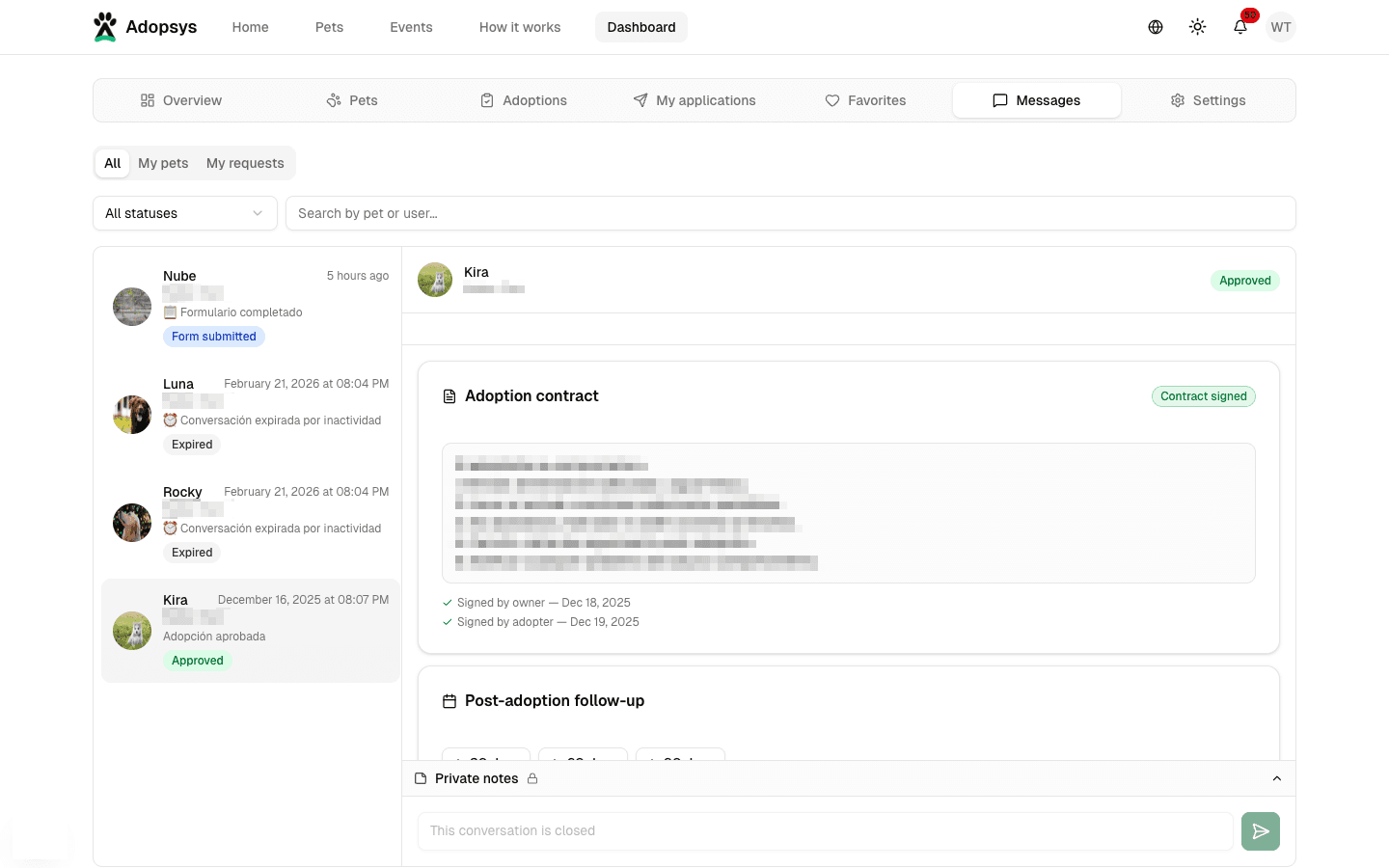 Signed digital contract